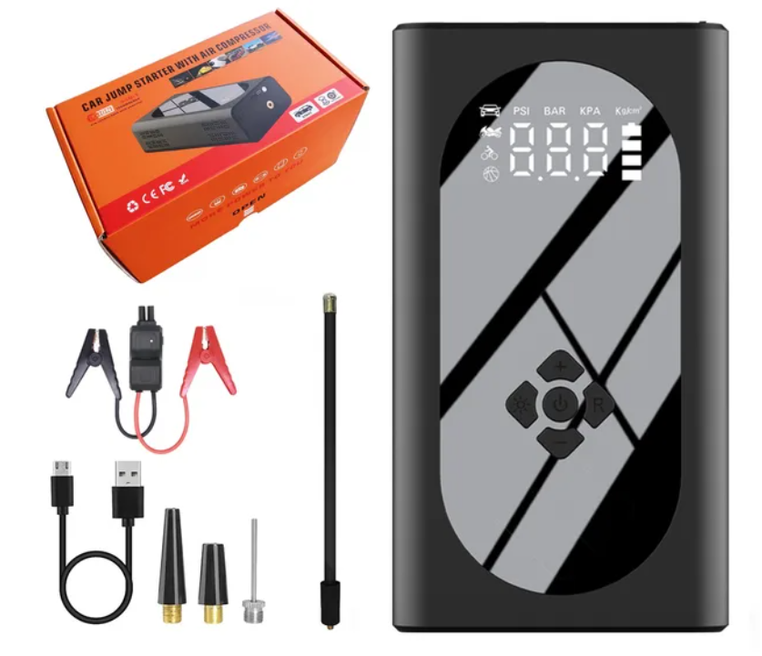 Jump Starter with Air Compressor